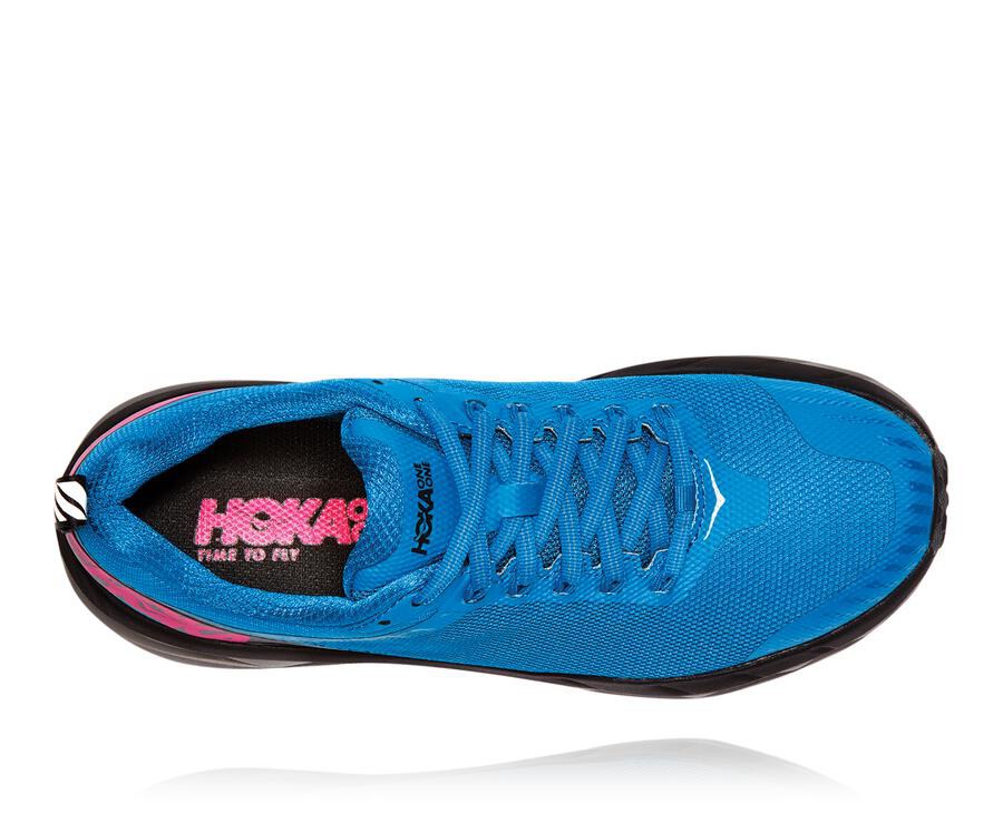 Hoka One One Womens Trail Shoes - Challenger ATR 5 - Blue - FZYO91672